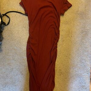 SO Women's Rust Midi Dress
